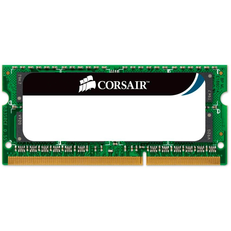SO-DIMM 8 GB DDR3-1333 (2x 4 GB) Dual-Kit, Arbeitsspeicher von Corsair ValueSelect