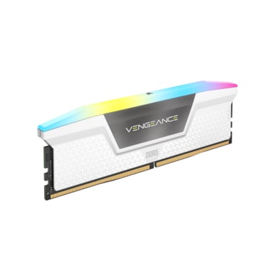 32GB (2x16GB) CORSAIR VENGEANCE RGB DDR5-6200 RAM Arbeitsspeicher Kit White von Corsair