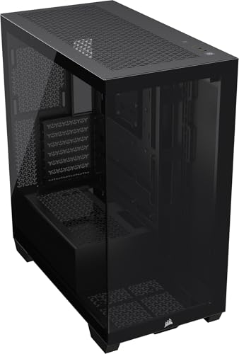 CORSAIR 3500X Mid-Tower ATX PC-Gehäuse - Gehärtetes Panorama-Glas - Umgekehrte Verbindung Motherboard-Kompatibel - Keine Lüfter Enthalten - Schwarz CORSAIR 3500X Mid-Tower ATX PC-Gehäuse - Gehärtetes Panorama-Glas - Umgekehrte Verbindung Motherboard-Kompatibel - Keine Lüfter Enthalten - Schwarz von Corsair