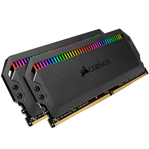 CORSAIR Dominator Platin, RGB 32 GB (2 x 16 GB) DDR4 3600 (PC4-28800) C18 1,35 V AMD Optimized Memory, Schwarz von Corsair