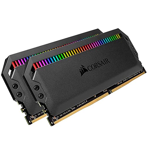 CORSAIR Dominator Platinum RGB 16 GB (2 x 8 GB) DDR4 3200 (PC4-28800) C16 1,35 V AMD Optimized Memory Schwarz von Corsair