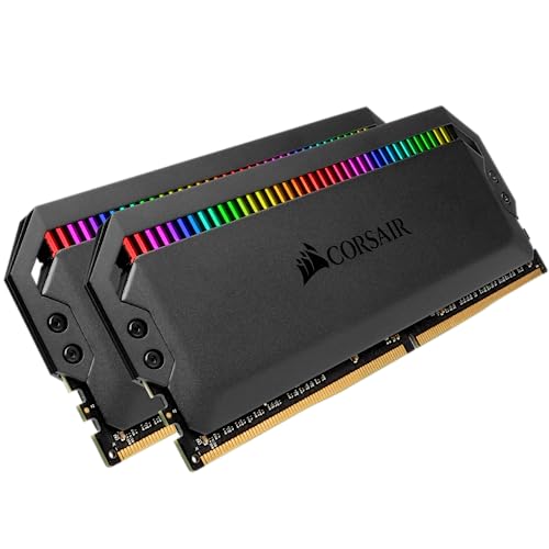 CORSAIR Dominator Platinum RGB 32GB (2x16GB) DDR4 4000 (PC4-32000) C18 1.35V AMD Optimized Desktop Memory - Black von Corsair