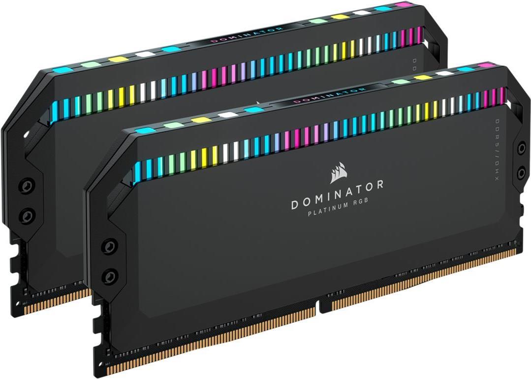 CORSAIR Dominator Platinum RGB - DDR5 - Kit - 64 GB: 2 x 32 GB - DIMM 288-PIN - 5600 MHz / PC5-44800 - CL40 - 1.25 V - Schwarz CORSAIR Dominator Platinum RGB - DDR5 - Kit - 64 GB: 2 x 32 GB - DIMM 288-PIN - 5600 MHz / PC5-44800 - CL40 - 1.25 V - Schwarz von Corsair