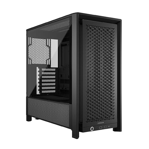 CORSAIR Frame 4000D Modulares Mid-Tower ATX PC-Gehäuse – Hoher Luftstrom, InfiniRail™ Ventilator-Montagesystem, ASUS BTF, MSI Project Zero, Gigabyte Project Stealth – Schwarz von Corsair