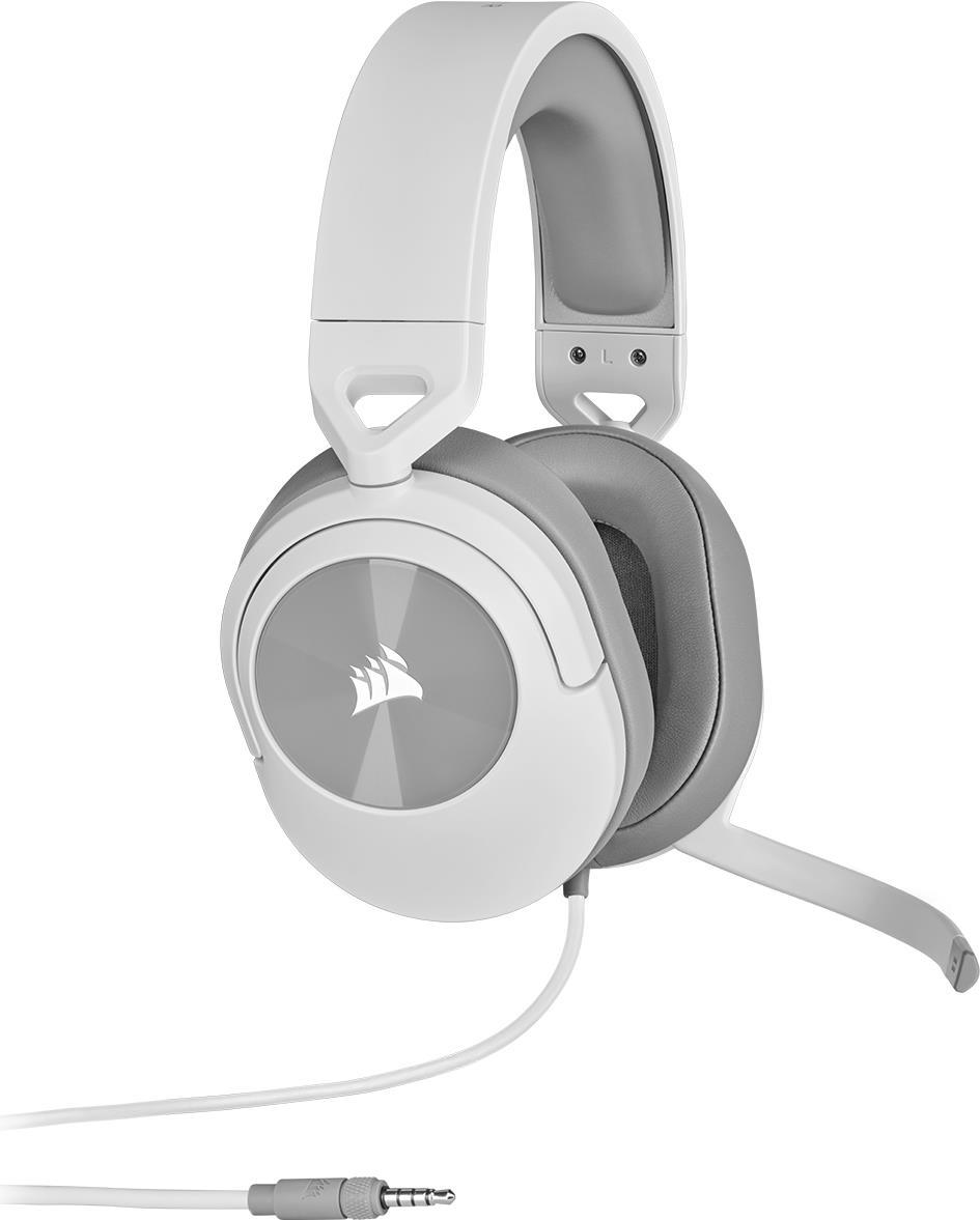 CORSAIR Gaming HS55 STEREO - Headset - ohrumschließend - kabelgebunden - 3,5 mm Stecker - weiß (CA-9011261-EU) von Corsair