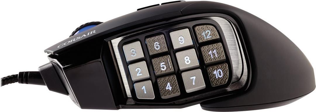 CORSAIR Gaming Scimitar RGB Elite - Maus - optisch - 17 Tasten - kabelgebunden - USB - Schwarz CORSAIR Gaming Scimitar RGB Elite - Maus - optisch - 17 Tasten - kabelgebunden - USB - Schwarz von Corsair