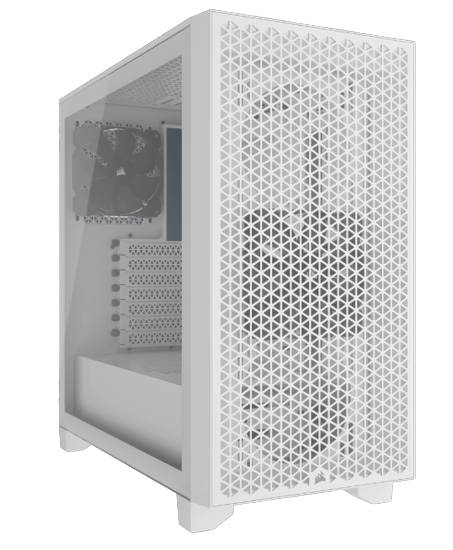 CORSAIR Geh Midi 3000D Airflow (Tempered Glass) White von Corsair