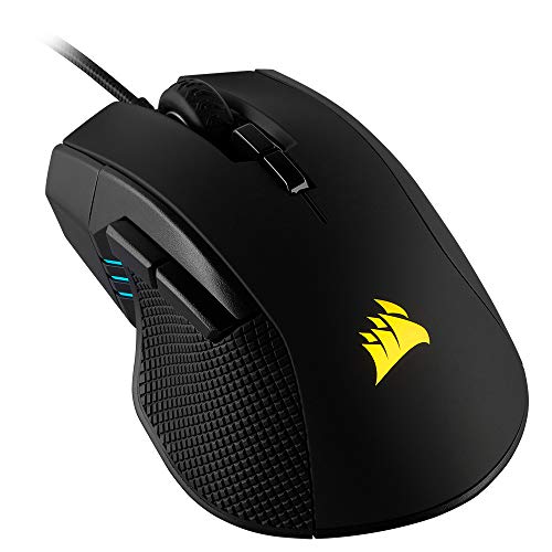 CORSAIR IRONCLAW RGB Wired FPS/MOBA Gaming Mouse - 18.000 DPI - 7 Programmierbare Tasten - Designed Für Große Hände - iCUE Kompatibel - PC, Mac, PS5, PS4, Xbox - Schwarz von Corsair