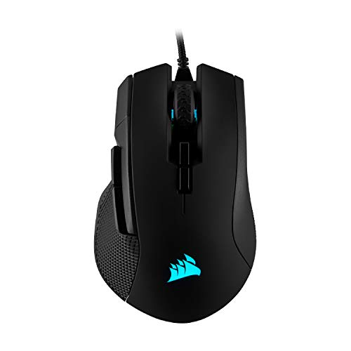 CORSAIR IRONCLAW RGB Wired FPS/MOBA Gaming Mouse - 18.000 DPI - 7 Programmierbare Tasten - Designed Für Große Hände - iCUE Kompatibel - PC, Mac, PS5, PS4, Xbox - Schwarz von Corsair