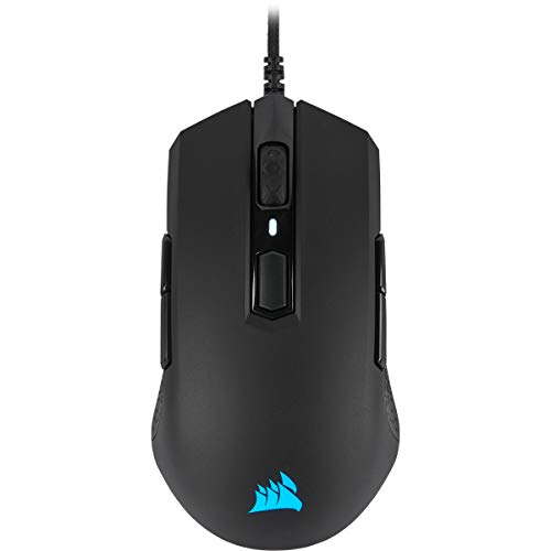 CORSAIR M55 RGB PRO Wired Ambidextrous Lightweight FPS Gaming Mouse - 12,400 DPI - 8 Programmierbare Tasten - iCUE-Kompatibel - PC, Mac, PS5, PS4, Xbox - Schwarz von Corsair