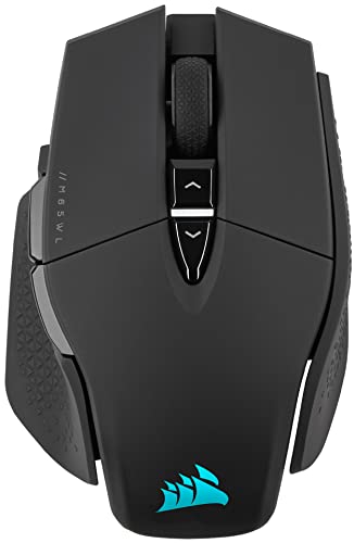 CORSAIR M65 RGB ULTRA WIRELESS Tunable FPS Gaming Mouse - 26.000 DPI - Sub-1ms Wireless - Gewichtssystem - Bis zu 120 Std. Akku - iCUE Kompatibel - PC, Mac, PS5, PS4, Xbox - Schwarz von Corsair