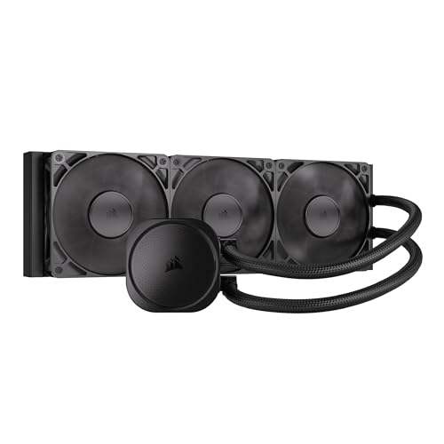 CORSAIR Nautilus 360 RS CPU-Flüssigkeitskühler – 360mm AIO – Geräuscharm – Direkter Mainboard-Anschluss – Intel LGA 1851/1700, AMD AM5/AM4 – 3X RS120-Ventilatoren Inbegriffen – Schwarz CORSAIR Nautilus 360 RS CPU-Flüssigkeitskühler – 360mm AIO – Geräuscharm – Direkter Mainboard-Anschluss – Intel LGA 1851/1700, AMD AM5/AM4 – 3X RS120-Ventilatoren Inbegriffen – Schwarz von Corsair