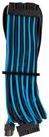CORSAIR Premium individually sleeved (Type 4, Generation 4) - Stromkabel - ATX, 24-polig (W) bis 24-poliges ATX (20+4) (W) - 61 cm - Schwarz, Blau von Corsair