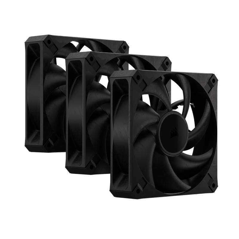 CORSAIR RS120 MAX schwarz 3er-Pack | 120mm Gehäuselüfter von Corsair