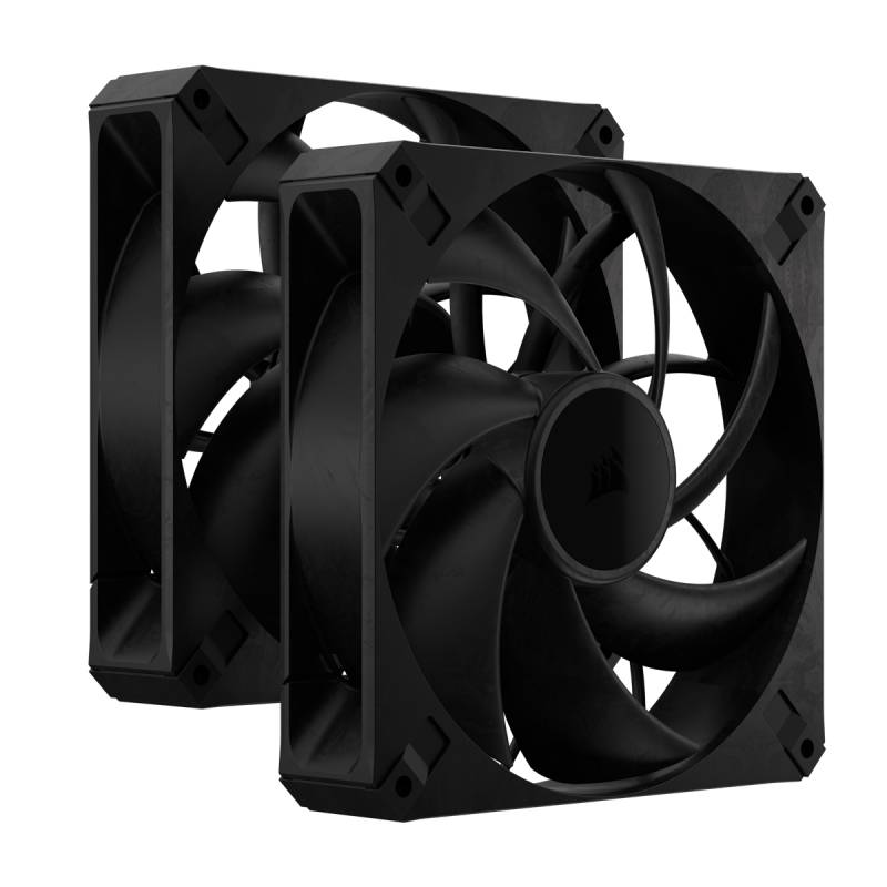 CORSAIR RS140 MAX schwarz 2er-Pack | 140mm Gehäuselüfter von Corsair