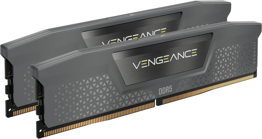 CORSAIR Vengeance - DDR5 - Kit - 32GB: 2 x 16GB - DIMM 288-PIN - 5200 MHz / PC5-41600 - CL40 Cool Gray (CMK32GX5M2B5200Z40) von Corsair