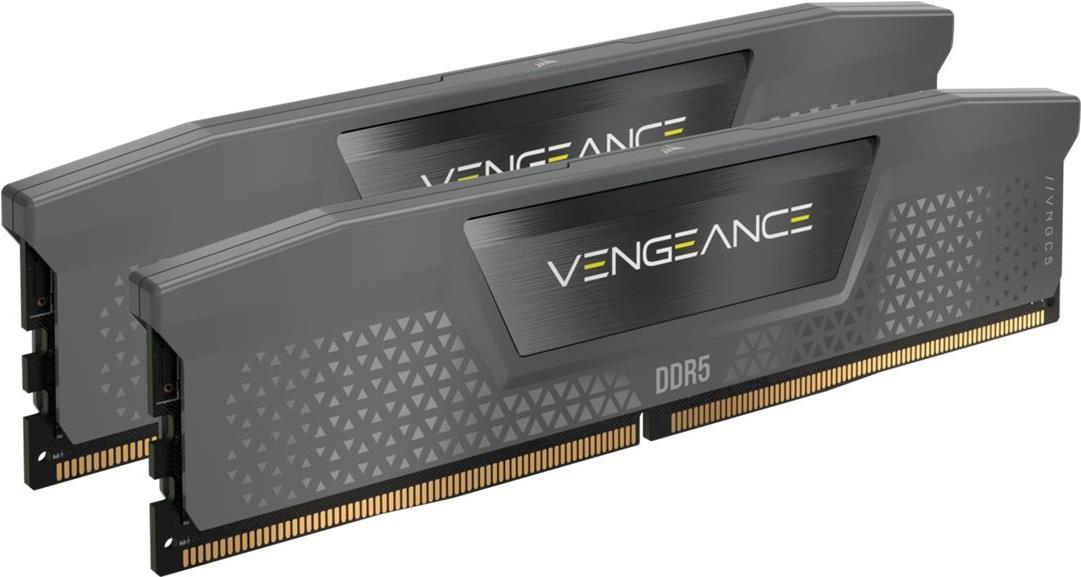 CORSAIR Vengeance - DDR5 - Kit - 64GB: 2 x 32GB - DIMM 288-PIN - 5200 MHz / PC5-41600 - CL40 Cool Gray (CMK64GX5M2B5200Z40) von Corsair