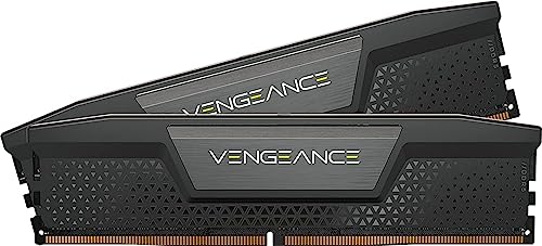 CORSAIR Vengeance DDR5 RAM 48GB (2x24GB) 6000MHz CL36 Intel XMP iCUE Kompatibel Computer Speicher - Schwarz (CMK48GX5M2E6000C36) von Corsair