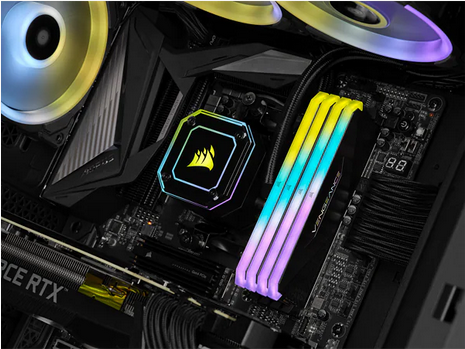 CORSAIR Vengeance RGB RT - DDR4 - Kit - 128 GB: 4 x 32 GB - DIMM 288-PIN - 3600 MHz / PC4-28800 - CL18 - 1.35 V - ungepuffert - non-ECC - Schwarz CORSAIR Vengeance RGB RT - DDR4 - Kit - 128 GB: 4 x 32 GB - DIMM 288-PIN - 3600 MHz / PC4-28800 - CL18 - 1.35 V - ungepuffert - non-ECC - Schwarz von Corsair