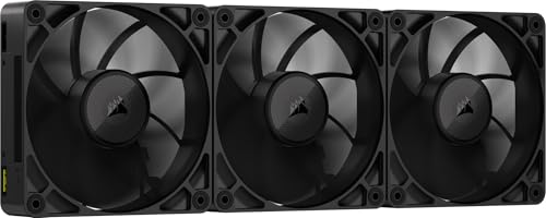 CORSAIR iCUE LINK RX120 MAX 120mm PWM Dicker Lüfters mit iCUE LINK System Hub – Hochstatischer Druck – Liquid Crystal Polymer – Magnetisches Kuppellager – Dreierpack – Schwarz CORSAIR iCUE LINK RX120 MAX 120mm PWM Dicker Lüfters mit iCUE LINK System Hub – Hochstatischer Druck – Liquid Crystal Polymer – Magnetisches Kuppellager – Dreierpack – Schwarz von Corsair