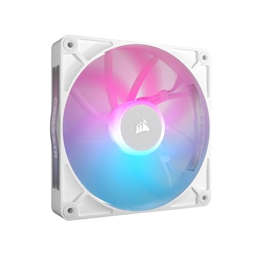Corsair iCUE LINK RX140 RGB 140mm PWM-Lüfter - Magnetisches Kuppellager - Einzelner Lüfter - Weiß Corsair iCUE LINK RX140 RGB 140mm PWM-Lüfter - Magnetisches Kuppellager - Einzelner Lüfter - Weiß von Corsair