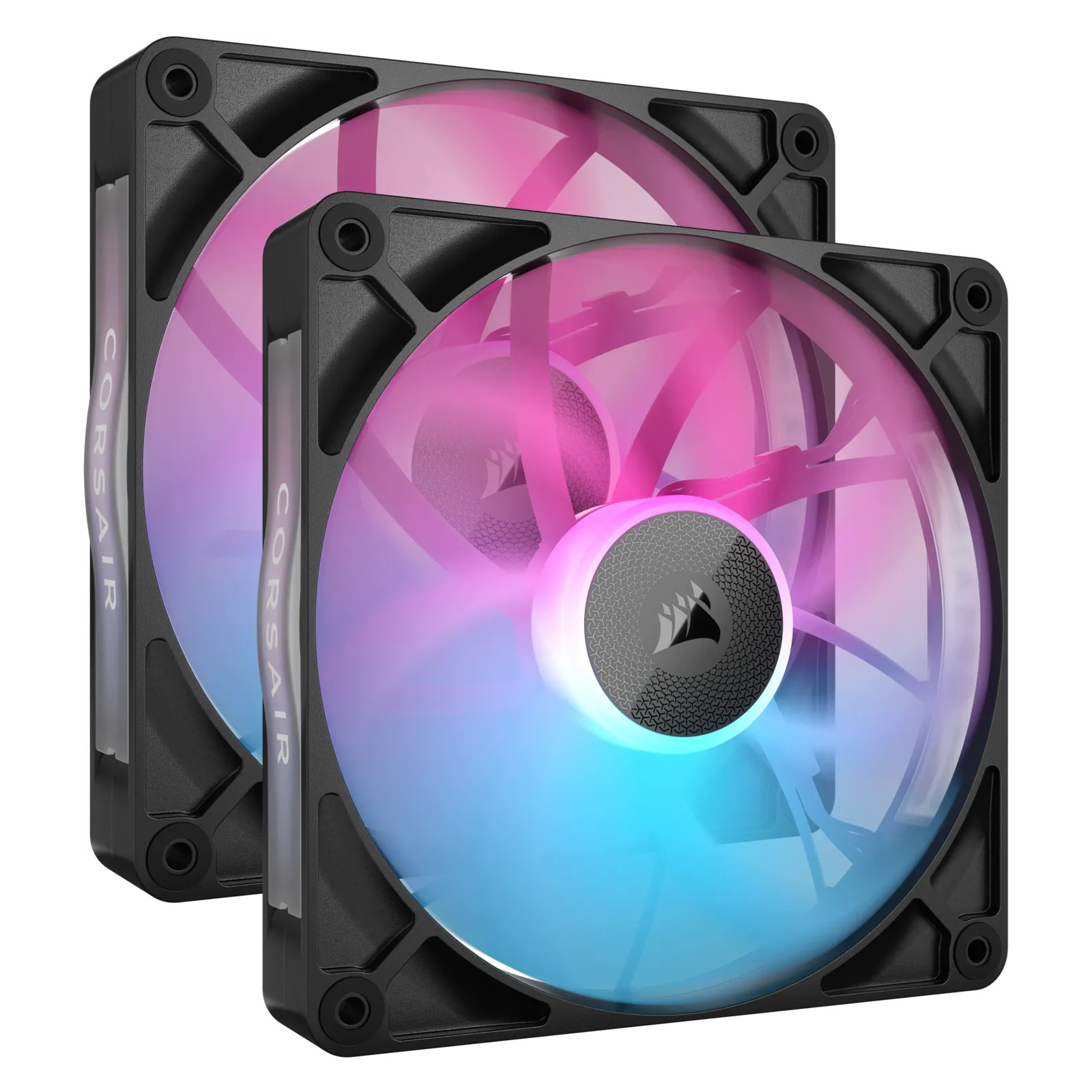 CORSAIR iCUE LINK RX140 RGB schwarz | 2er-Pack 140mm Gehäuselüfter CORSAIR iCUE LINK RX140 RGB schwarz | 2er-Pack 140mm Gehäuselüfter von Corsair