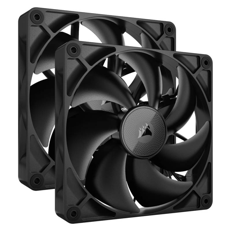 CORSAIR iCUE LINK RX140 schwarz | 2er-Pack 140mm Gehäuselüfter von Corsair