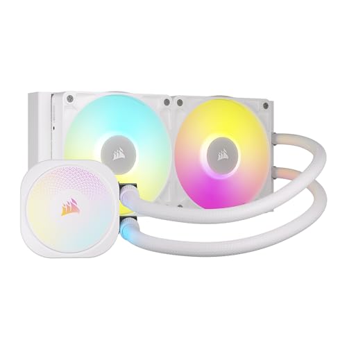 CORSAIR iCUE LINK TITAN 240 RX RGB Flüssig-CPU-Kühler – 240mm AIO – 2x RX120 RGB-Lüfter Inklusive – Geeignet Für Intel LGA 1851/1700, AMD AM5/AM4 – Inklusive iCUE LINK System Hub – Weiß CORSAIR iCUE LINK TITAN 240 RX RGB Flüssig-CPU-Kühler – 240mm AIO – 2x RX120 RGB-Lüfter Inklusive – Geeignet Für Intel LGA 1851/1700, AMD AM5/AM4 – Inklusive iCUE LINK System Hub – Weiß von Corsair