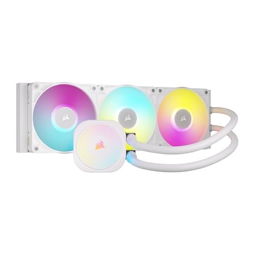 CORSAIR iCUE LINK TITAN 360 RX RGB Flüssig-CPU-Kühler – 360mm AIO – 3x RX120 RGB-Lüfter Inklusive – Geeignet Für Intel LGA 1851/1700, AMD AM5/AM4 – Inklusive iCUE LINK System Hub – Weiß CORSAIR iCUE LINK TITAN 360 RX RGB Flüssig-CPU-Kühler – 360mm AIO – 3x RX120 RGB-Lüfter Inklusive – Geeignet Für Intel LGA 1851/1700, AMD AM5/AM4 – Inklusive iCUE LINK System Hub – Weiß von Corsair