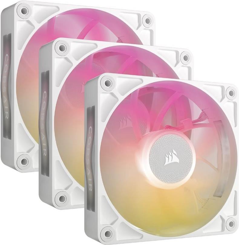 CORSAIR iCUE Link RX120 MAX RGB Starter Kit - Gehäuselüfter - 120 mm - weiß (Packung mit 3) (CO-9051038-WW) von Corsair