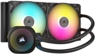 CORSAIR iCUE Link TITAN 240 RX RGB - Prozessor-Flüssigkeitskühlsystem - Kühlergröße: 240 mm - (für: AM4, LGA1700, AM5, LGA1851) - Kupfer - 120 mm (CW-9061016-WW) von Corsair