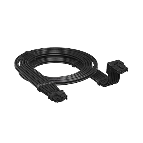 CORSAIR 90° 12V-2x6 GPU-Stromkabel – Für NVIDIA GeForce RTX-Grafikkarten, Einfache Verbindung, Ultra-Flexibel, Thermischer Schutz – Stil A CORSAIR 90° 12V-2x6 GPU-Stromkabel – Für NVIDIA GeForce RTX-Grafikkarten, Einfache Verbindung, Ultra-Flexibel, Thermischer Schutz – Stil A von Corsair