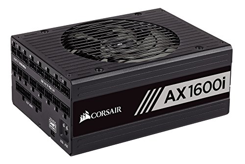 Corsair AX1600i digitales PC-Netzteil (Voll-Modulares Kabelmanagement, 80 Plus Titanium, 1600 Watt, EU) von Corsair