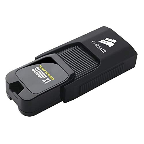 Corsair CMFSL3X1-256GB Flash Voyager Slider X1 256GB USB 3.0 Kompakt Flash Drive, Schwarz von Corsair