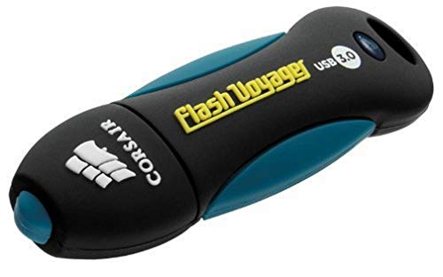 Corsair CMFVY3A-64GB Flash Voyager 64GB USB 3.0 High Speed Wasserabweisend Flash Drive, schwarz / blau von Corsair