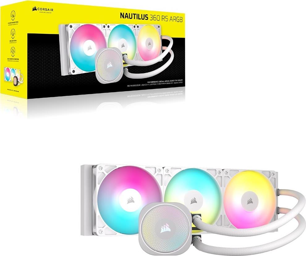 Corsair CPC Liquid CPU Cooler NAUTILUS 360 ARGB w (CW-9060095-WW) von Corsair