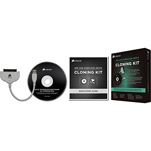 Corsair CSSD-UPGRADEKIT (SSD und HDD Cloning Kit mit Software und USB-Kabel) grau von Corsair