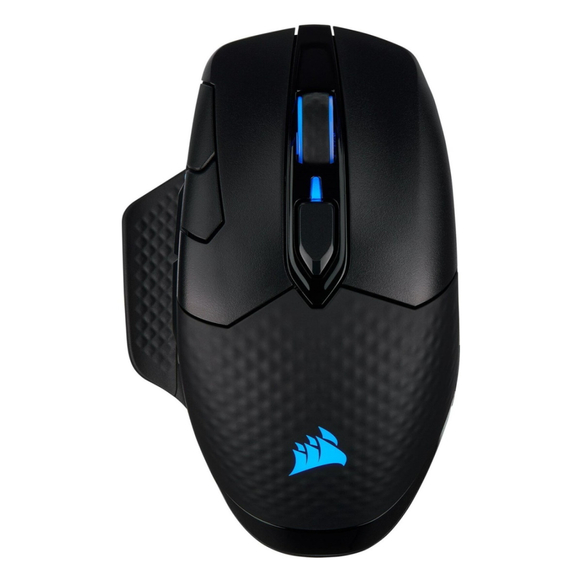 Corsair DARK CORE RGB PRO Wired/Wireless Gaming Mouse, Optischer Sensor, Max. Auflösung 18.000 dpi, Qi Wireless Charging von Corsair