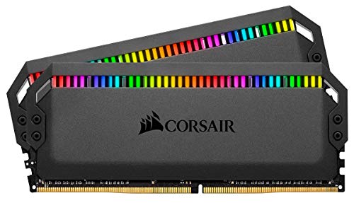 Corsair Dominator Platinum RGB 16GB (2x8GB) DDR4 4000 (PC4-32000) C16 1.4V Desktop Memory - Black von Corsair