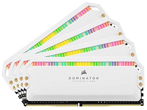 Corsair Dominator Platinum RGB 64GB (4x16GB) DDR4 3600 (PC4-28800) C18 1.35V PC- Arbeitsspeicher - weiß von Corsair