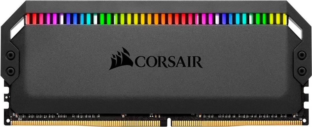 Corsair Dominator Platinum RGB - DDR4 - 16 GB: 2 x 8 GB - DIMM 288-PIN - 3200 MHz / PC4-25600 - CL16 - 1.35 V - ungepuffert - non-ECC - Schwarz (CMT16GX4M2C3200C16) von Corsair