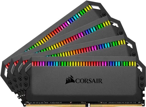 Corsair Dominator Platinum RGB - DDR4 - 16 GB: 2 x 8 GB - DIMM 288-PIN - 3200 MHz / PC4-25600 - CL16 - 1.35 V - ungepuffert - non-ECC - Schwarz (CMT16GX4M2Z3200C16) von Corsair