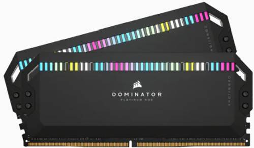 Corsair Dominator Platinum RGB PC-Arbeitsspeicher Kit DDR5 32GB 2 x 16GB Non-ECC 6200MHz 288pin DIMM Corsair Dominator Platinum RGB PC-Arbeitsspeicher Kit DDR5 32GB 2 x 16GB Non-ECC 6200MHz 288pin DIMM von Corsair
