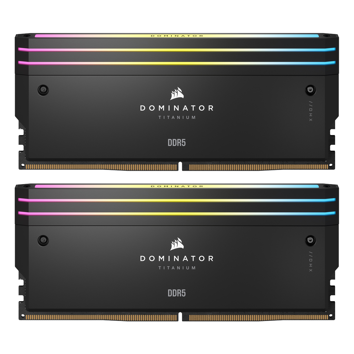 Corsair Dominator Titanium Schwarz 32GB (2x16GB) DDR5-6000 XMP Arbeitsspeicher, CL30, 1.4V von Corsair