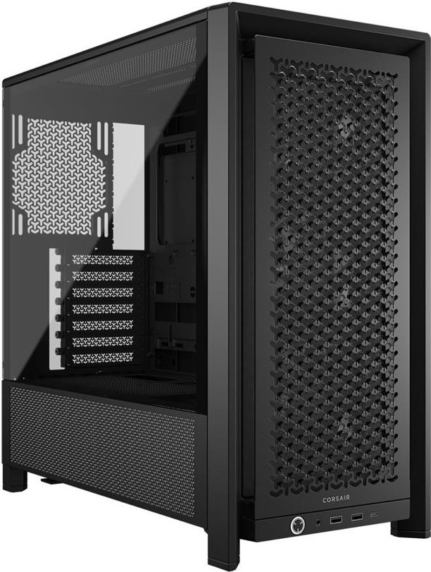 Corsair FRAME 4000D RS - Midi-Tower Gaming - E-ATX - Seitenteil mit Fenster (gehärtetes Glas) (CC-9011312-WW) von Corsair