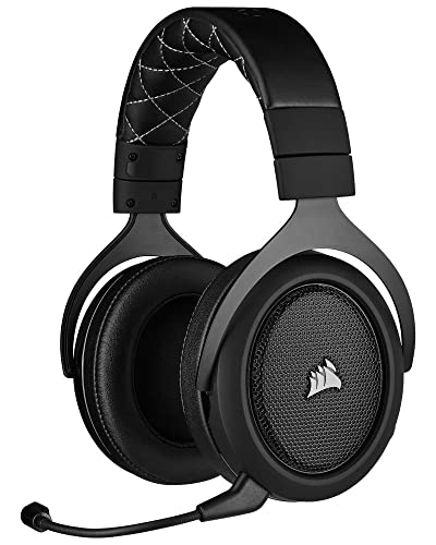 Corsair HS70 Pro kabelloses Gaming-Headset – 7.1 Surround-Sound-Kopfhörer für PC, MacOS, PS5, PS4 – Discord Zertifiziert – 50-mm-Treiber – Carbon, Schwarz Corsair HS70 Pro kabelloses Gaming-Headset – 7.1 Surround-Sound-Kopfhörer für PC, MacOS, PS5, PS4 – Discord Zertifiziert – 50-mm-Treiber – Carbon, Schwarz von Corsair