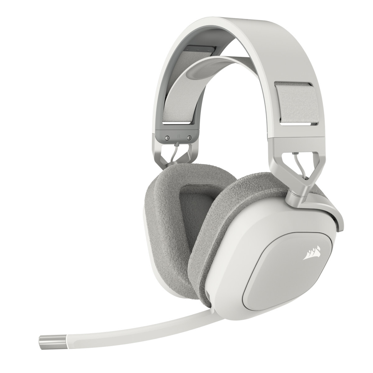 Corsair HS80 MAX Wireless Headset weiß -Kabelloses Gaming-Headset mit dynamischer RGB-Beleuchtung auf jeder Ohrmuschel von Corsair