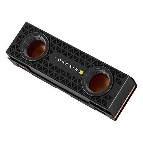 Corsair Hydro X Series XM2 M.2 SSD-Wasserkühler (M.2 SSD Individuellen Kühlkreislauf, Kupferkühlstruktur, Einfache und Schnelle Installation) Schwarz von Corsair
