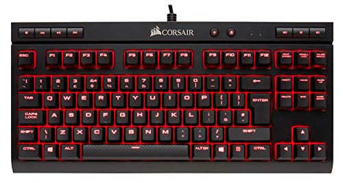 Corsair K63 Tastatur USB Italienisch Schwarz - Tastaturen (Standard, USB, Mechanischer Switch, RGB-LED, Schwarz) von Corsair