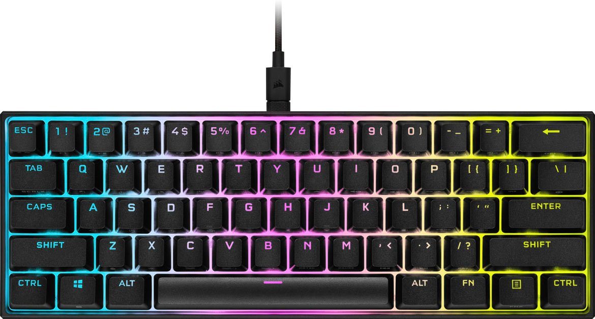 Corsair K65 Mini MX Speed Gaming-Tastatur Corsair K65 Mini MX Speed Gaming-Tastatur von Corsair